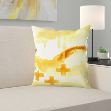 Light discount yellow throw